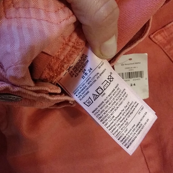 Cupid Pink Mid-rise true skinny ankle jeans coral - Picture 6 of 12